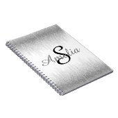 Carnet Les parties scintillantes Girly personnalisées (Côté Droit)