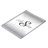 Carnet Les parties scintillantes Girly personnalisées (Côté gauche)