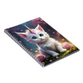 Carnet "Les pattes étincelantes : Le chaton Unicorn Encha (Côté Droit)