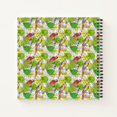 Carnet Les perroquets tropicaux (Dos)