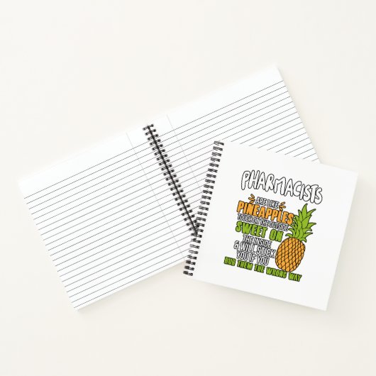 Carnet Les Pharmaciens Sont Comme Des Ananas. (Intérieur)