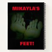 CARNET LES PIEDS DE MIKAYLA (Dos)