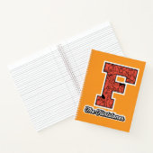 Carnet Les Pierrafeu | Monogramme de style collégial (Intérieur)