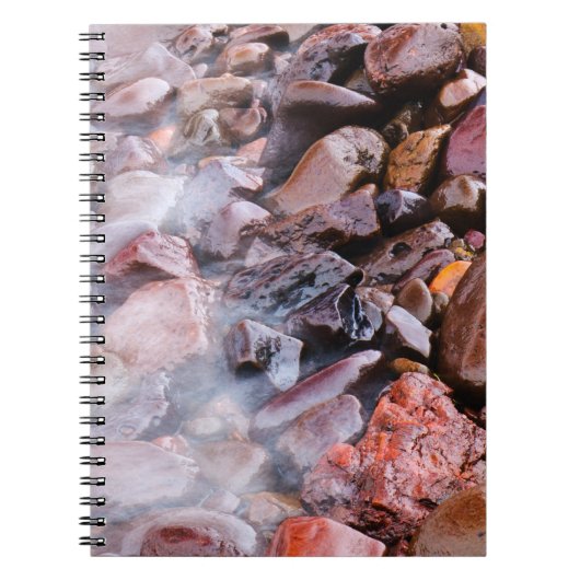 Carnet Les Pierres De Plage Du Lac Supérieur Sous L'Eau (Devant)