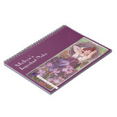 Carnet Les pierres précieuses de Mucha Améthyste violet (Côté gauche)