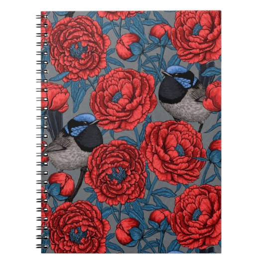 Carnet Les pivoines et les brunes (Devant)