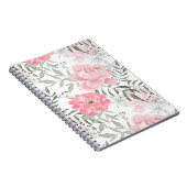 Carnet Les pivoines roses (Côté Droit)