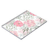 Carnet Les pivoines roses (Côté gauche)