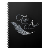 Carnet Les Plumes Apparaissent Lorsque Les Anges Sont Prè (Devant)