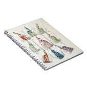 Carnet Les plus défuntes modes de Paris, robes de neuf (Côté Droit)