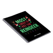 Carnet Les Plus Probables De Pet Le Rinder Drôle Correspo (Côté Droit)