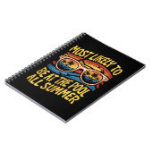 Carnet Les Plus Probables D'Être À La Piscine Tout L'Été  (Côté gauche)