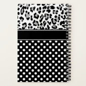 Carnet Les points et les animaux de fille imprimer le jou (Verso)