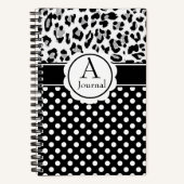 Carnet Les points et les animaux de fille imprimer le jou (Recto)