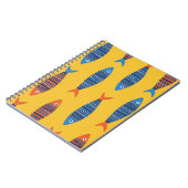 Carnet Les poissons brillants sont des motifs sans soudur (Côté gauche)