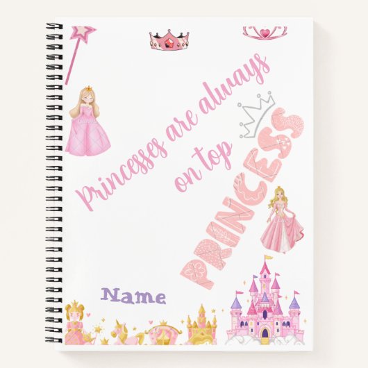Carnet Les princes sont toujours sur le dessus Pink Gold  (Devant)