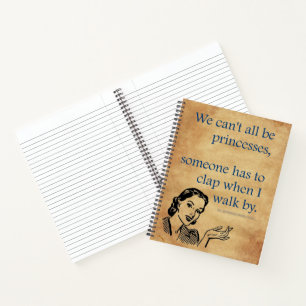 Carnet Les princesses de SlipperyJoe applaudissent affich