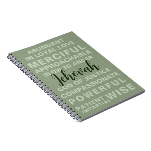 Carnet Les qualités de l'Eternel | JW (Côté Droit)