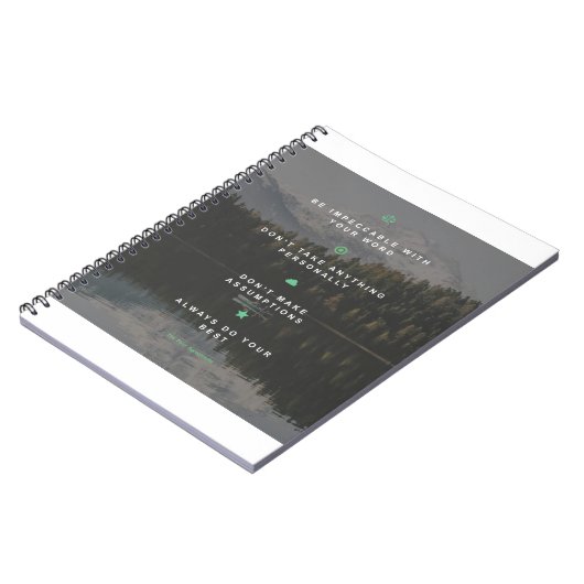 Carnet Les Quatre Agreements (Côté gauche)