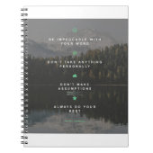 Carnet Les Quatre Agreements (Devant)