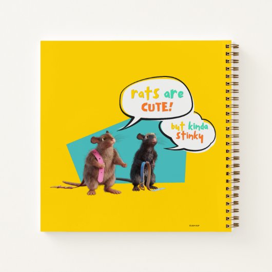 Carnet Les Rats Sont Mignons Mais Plutôt Stinky (Dos)