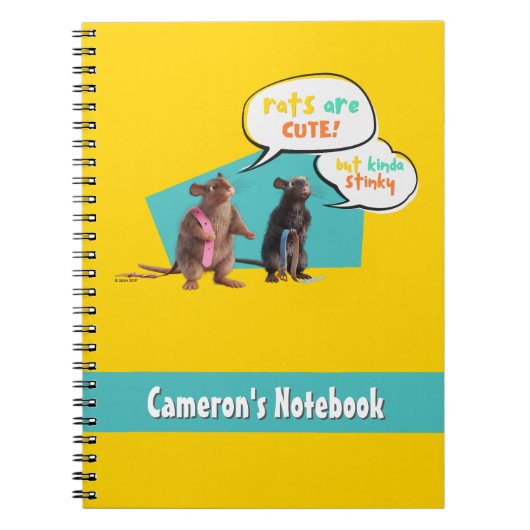 Carnet Les rats sont mignons mais un peu puants (Devant)