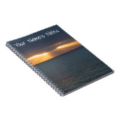 Carnet Les rayons du soleil couchant de la mer percevant (Côté Droit)