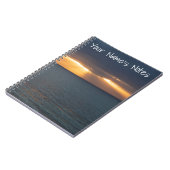Carnet Les rayons du soleil couchant de la mer percevant (Côté gauche)