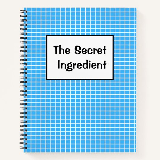 Carnet Les recettes de l'ingrédient secret (Devant)