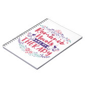 Carnet Les romans romantiques sont ma thérapie (Côté gauche)