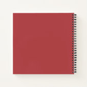 Carnet Les roses sont rouges (Dos)