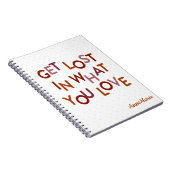 Carnet Les Rouges Moutées Se Perdent Dans Ce Que Vous Aim (Côté Droit)