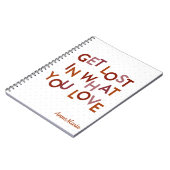 Carnet Les Rouges Moutées Se Perdent Dans Ce Que Vous Aim (Côté gauche)