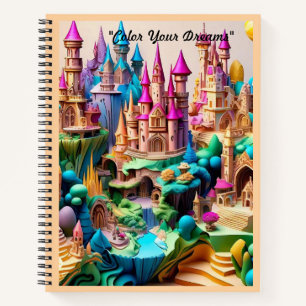 Carnet "Les royaumes Imaginaires illustrés"