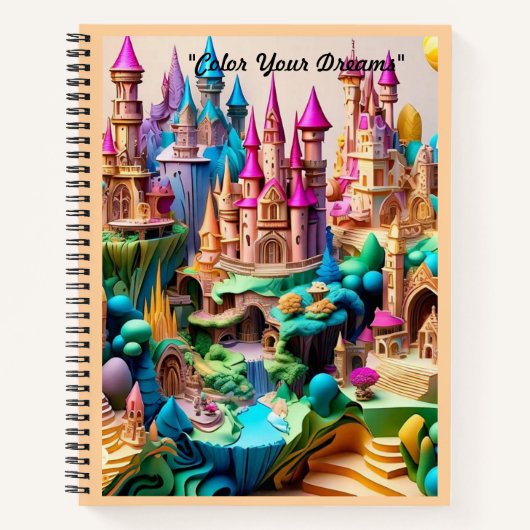Carnet "Les royaumes Imaginaires illustrés" (Devant)
