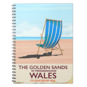Carnet Les sables dorés du Pembrokeshire,Pays de Galles (Devant)