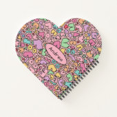 Carnet Les seins roses populaire drôle de motif (Dos)