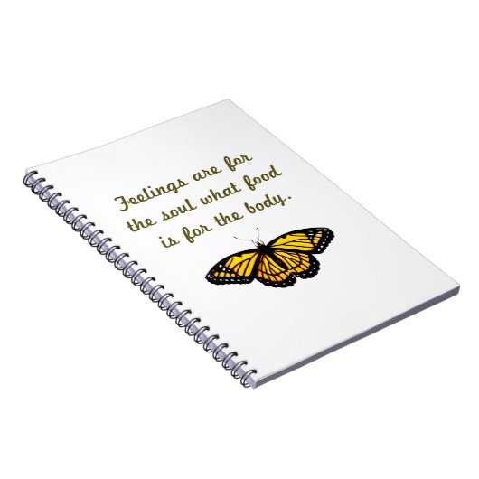 Carnet Les Sentiments Sont Pour L'Âme (Côté Droit)