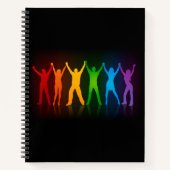 Carnet Les six silhouettes debout de Slipperyjoe, bras le (Devant)