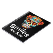 Carnet Les sourires sont libres, comme la joie des crânes (Côté gauche)