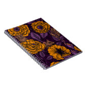 Carnet Les souris font la fête en orange et violet (Côté Droit)