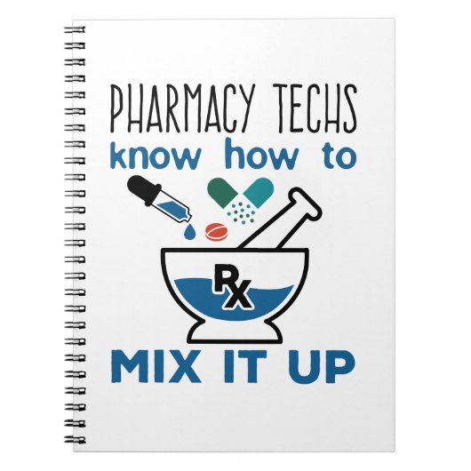 Carnet Les techniciens en pharmacie savent comment le mél (Devant)