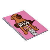 Carnet Les temps brun rousse Chien Chien Rhodesian Ridgeb (Côté Droit)