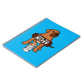 Carnet Les temps brun rousse Chien Chien Rhodesian Ridgeb (Côté gauche)