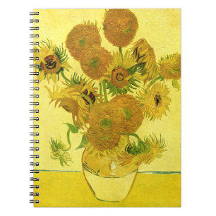 Carnet Les tournesols dans le Vase Van Gogh Art