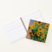 Carnet Les tournesols de Monet (Intérieur)