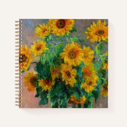 Carnet Les tournesols de Monet (Devant)