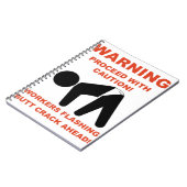 CARNET LES TRAVAILLEURS FLASHING BUTT CRACK AVANT LA CHEM (Côté gauche)