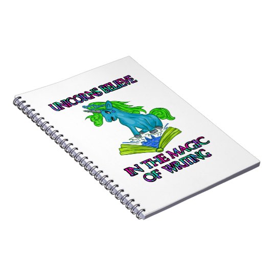 Carnet Les Unicornes Croient En La Magie (Côté Droit)