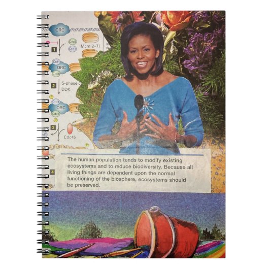 Carnet Les vérités déversées Un collage de l'espoir de la (Devant)